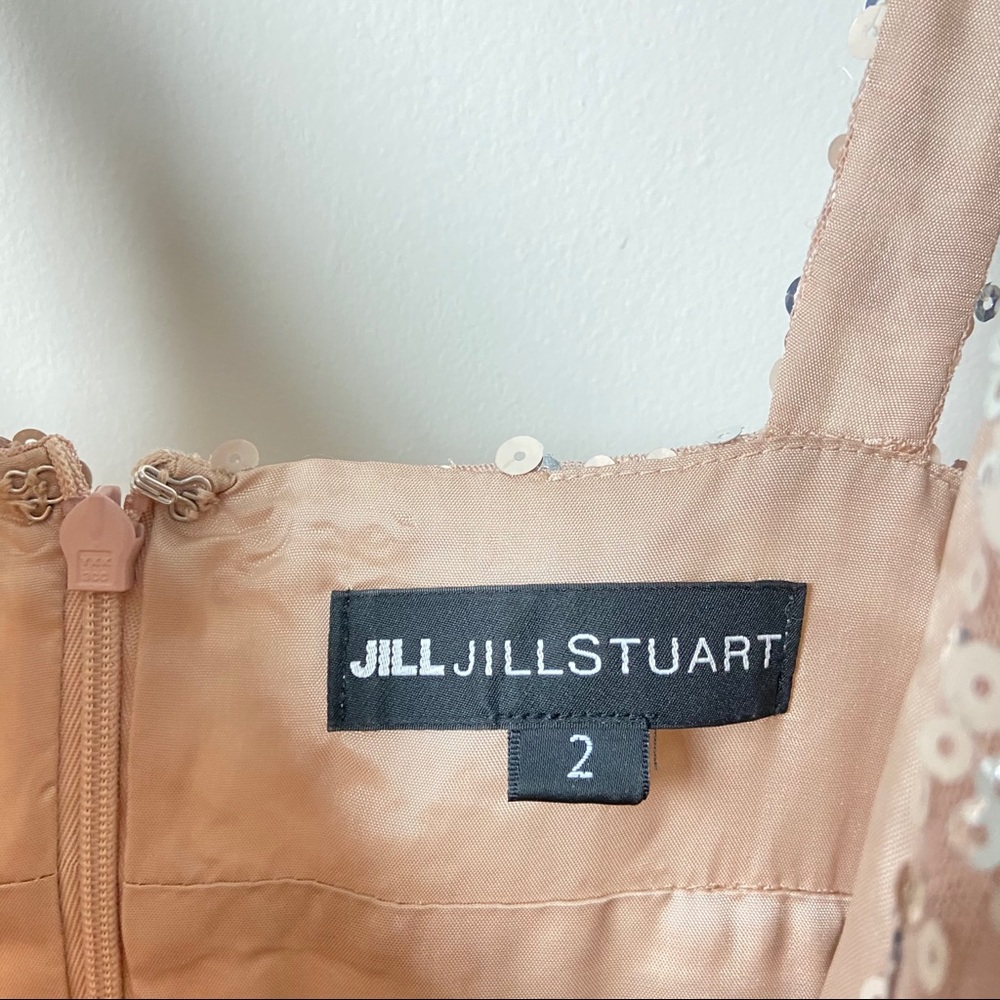 Jill Jill Stuart Champagne Sequin Dress - Picture 4 of 9
